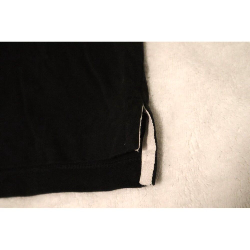 Vintage Ralph Lauren Rugby Black Pullover Henley Skull Crossbones Button-Up L - Picture 6 of 10